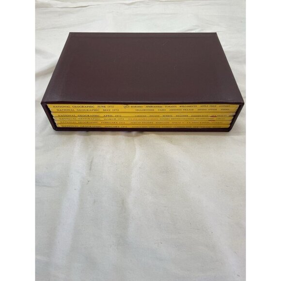 Nat Geo Jan–Jun 1972 Slipcover Lot | Science, Adventure, Earth Series - Picture 1 of 16